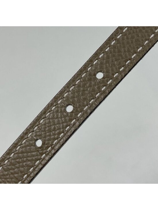 Hermes Collier de Chien Reversible Belt Leather Black
